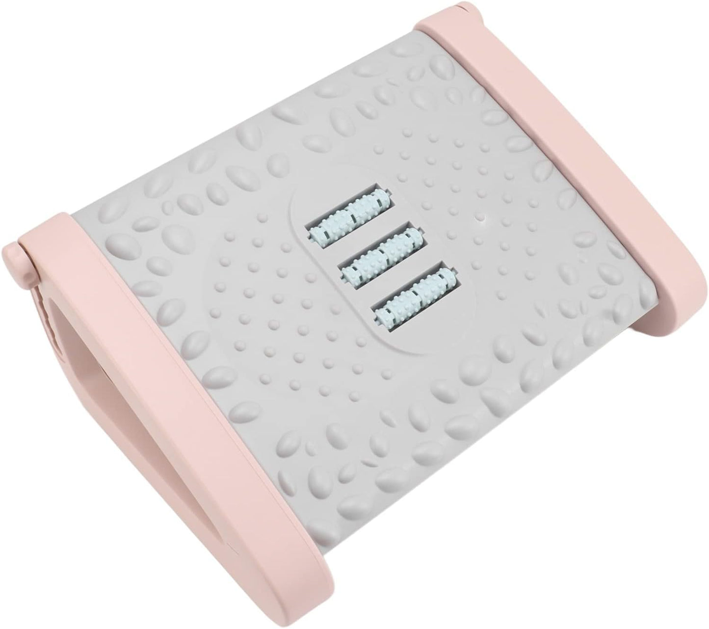 REPOSAPIES ERGONÓMICO EN 6 POSICIONES CON TEXTURA DE MASAJE Y RODILLO - COLOR ROSADO