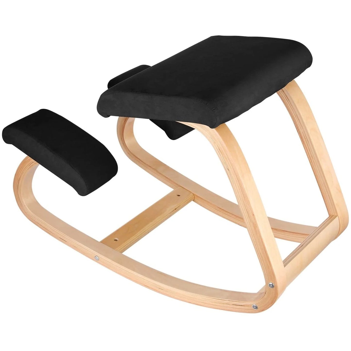 Silla Ergonómica De Rodilla Modelo Lisa Simpson - color Negro