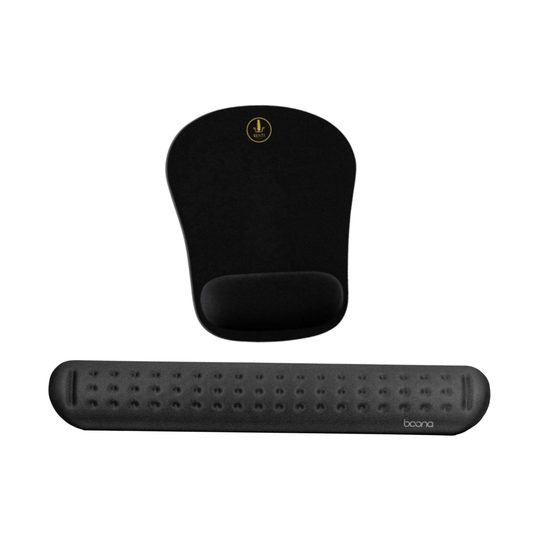 PACK PAD PARA MOUSE Y TECLADO CON MEMORY FOAM