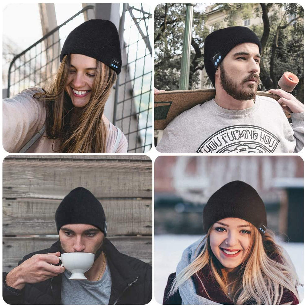 GORRO BLUETOOTH CON MÚSICA Y RESPONDE LLAMADAS