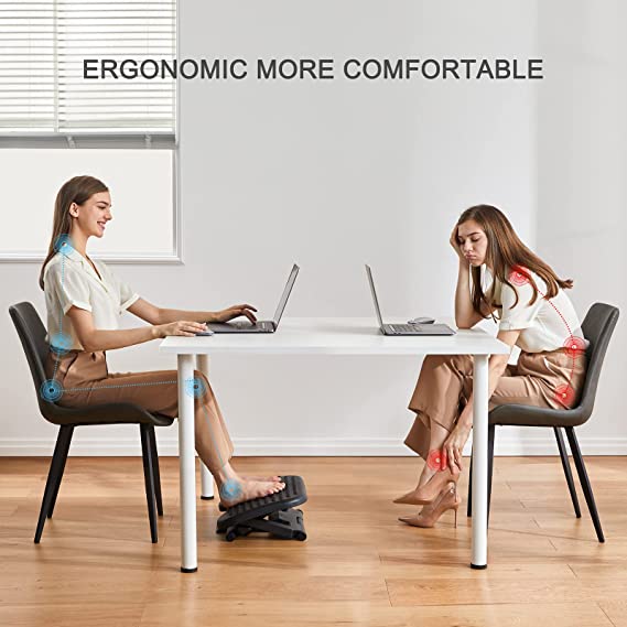 REPOSAPIÉS ERGONÓMICO AJUSTABLE EN 3 POSICIONES