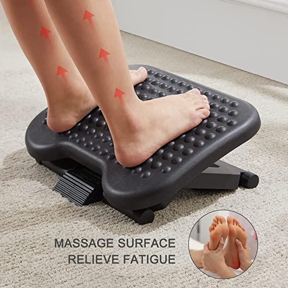 REPOSAPIÉS ERGONÓMICO AJUSTABLE EN 3 POSICIONES