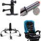 SILLA DE OFICINA ERGONÓMICA MODELO GERENCIAL - 7 VIBROMASAJES -COLOR ROSADO