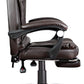 SILLA DE OFICINA ERGONÓMICA MODELO GERENCIAL  - 7 VIBROMASAJES -COLOR MARRÓN CAFÉ