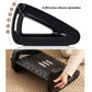 REPOSAPIES ERGONÓMICO EN 6 POSICIONES CON TEXTURA DE MASAJE Y RODILLO - COLOR NEGRO