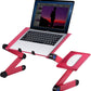 MESA PARA LAPTOP ERGONÓMICA CON COOLER Y BANDEJA PARA MOUSE, ÁNGULOS GRADUABLES.- COLOR MAGENTA