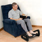 REPOSAPIES ERGONÓMICO EN 6 POSICIONES CON TEXTURA DE MASAJE Y RODILLO - COLOR NEGRO