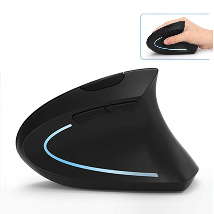 Mouse Ergonómico Inalámbrico para Diestros + Pad Mouse Gratis – Alivia Dolor de Muñeca desde el primer uso