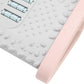 REPOSAPIES ERGONÓMICO EN 6 POSICIONES CON TEXTURA DE MASAJE Y RODILLO - COLOR ROSADO