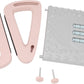 REPOSAPIES ERGONÓMICO EN 6 POSICIONES CON TEXTURA DE MASAJE Y RODILLO - COLOR ROSADO