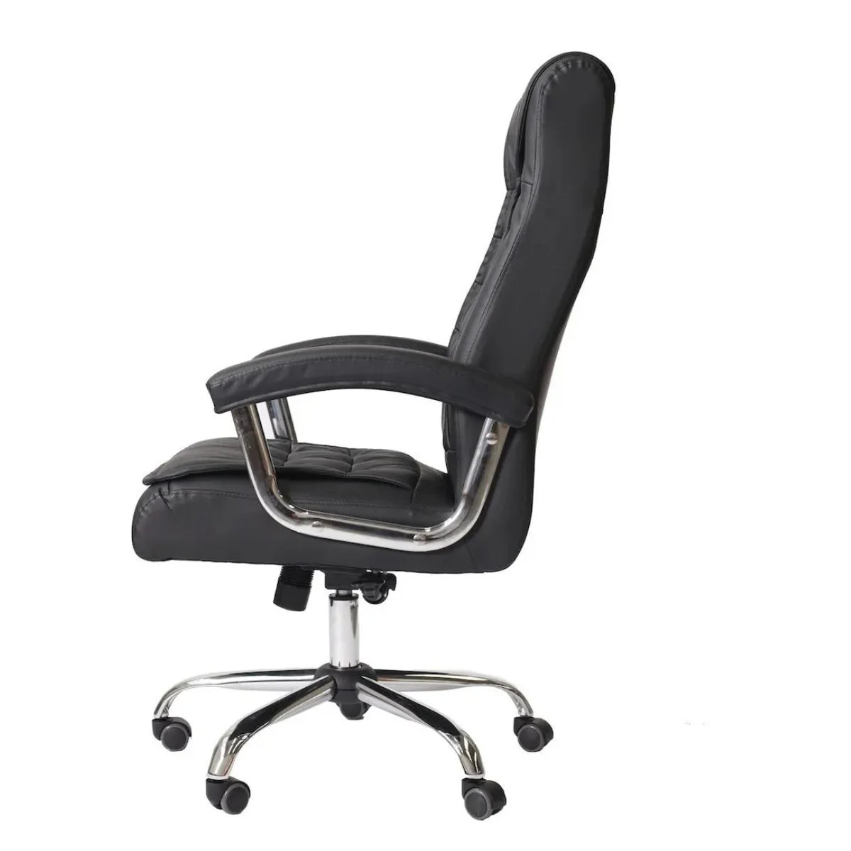 Silla Ergonómica Executive Boss Acolchada | Cuero Sintético Premium y Reclinación
