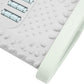 REPOSAPIES ERGONÓMICO EN 6 POSICIONES CON TEXTURA DE MASAJE Y RODILLO - COLOR VERDE