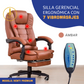 SILLA DE OFICINA ERGONÓMICA MODELO GERENCIAL  - 7 VIBROMASAJES -COLOR ÁMBAR