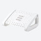 REPOSAPIES ERGONÓMICO EN 6 POSICIONES CON TEXTURA DE MASAJE Y RODILLO - COLOR BLANCO