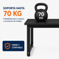 Escritorio Ergonómico Essential 120 cm con Estructura Metálica – Negro