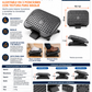 REPOSAPIÉS ERGONÓMICO AJUSTABLE EN 3 POSICIONES