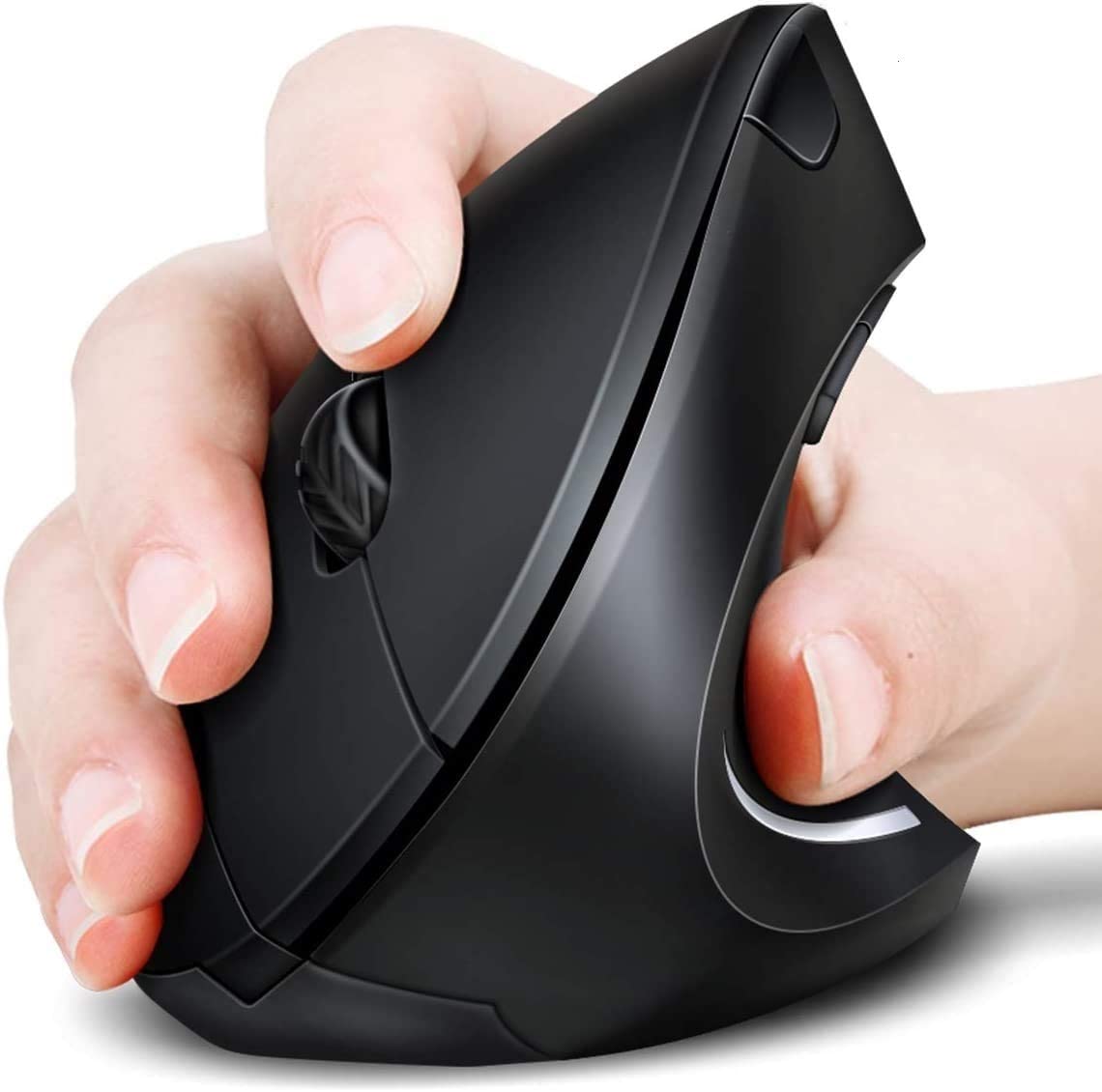 MOUSE ERGONÓMICO P/DIESTROS + PAD MOUSE MEMORY FOAM GRATIS