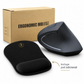 Mouse Ergonómico Vertical Inalámbrico para Diestros + Pad Memory Foam