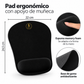 PAD MOUSE ERGONÓMICO CON MEMORY FOAM