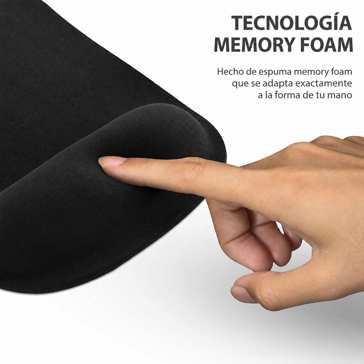 PAD MOUSE ERGONÓMICO CON MEMORY FOAM