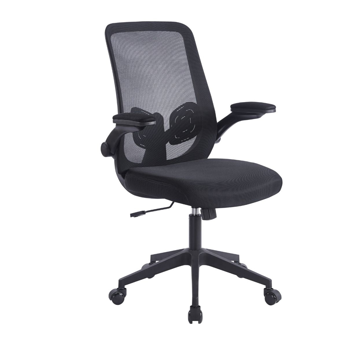 Silla Ergonómica Ejecutiva Mesh con Soporte Lumbar y Brazos Abatibles – Executive One Negra