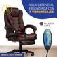 SILLA DE OFICINA ERGONÓMICA MODELO GERENCIAL  - 7 VIBROMASAJES -COLOR MARRÓN CAFÉ