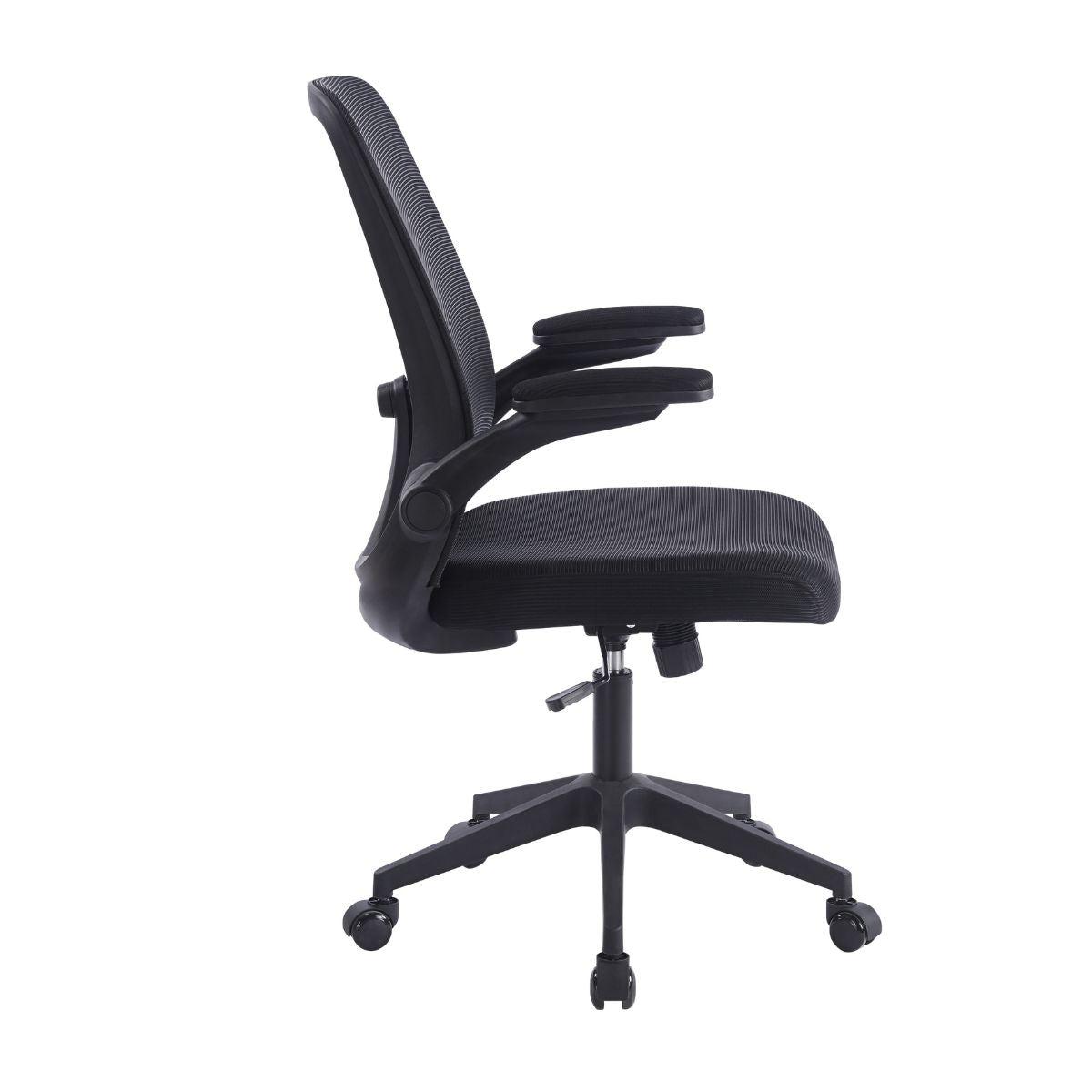 Silla Ergonómica Ejecutiva Mesh con Soporte Lumbar y Brazos Abatibles – Executive One Negra