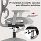 SILLA DE OFICINA SUPER ERGONÓMICA MADRID REPOSABRAZO 4D, REPOSAPIES, RECLINABLE 135°, ASIENTO Y LUMBAR AJUSTABLE