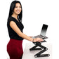 MESA PARA LAPTOP ERGONÓMICA CON COOLER Y BANDEJA PARA MOUSE, ÁNGULOS GRADUABLES.- COLOR NEGRO