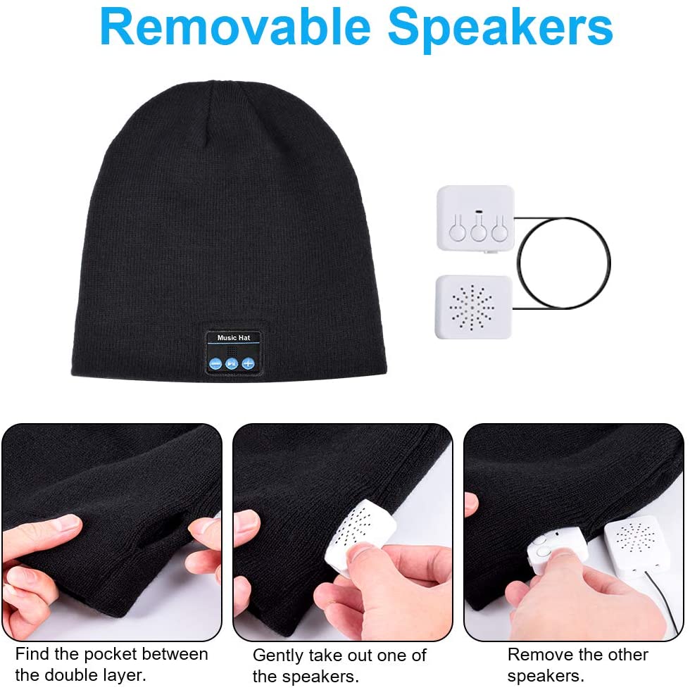 GORRO BLUETOOTH CON MÚSICA Y RESPONDE LLAMADAS